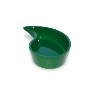 Plexi Yin Yang bowl - GREEN 300x65mm