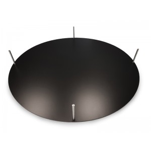 Plexi Rotatable Plate Carousel BLACK Ø800mm + inox buttons