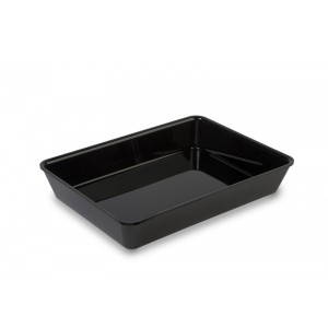 Plexi tray BLACK - 380x280x60mm