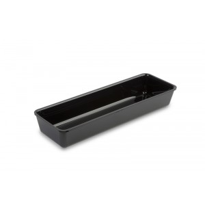 Plexi tray BLACK - 420x140x60mm