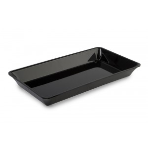 Plexi tray GN 3/4 50 BLACK - 487x265x50mm