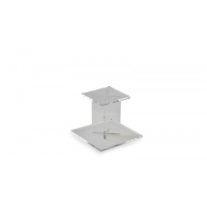 Plexi riser square - 120x120x100mm