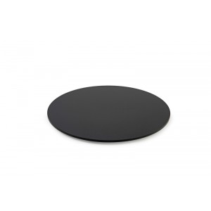 Plexi disk round + fix. BLACK - 300mm
