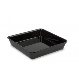Plexi tray BLACK - 280x280x50mm